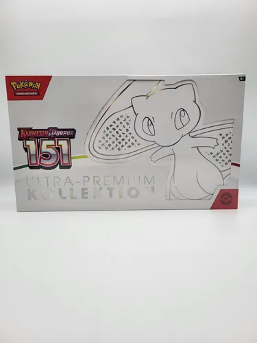 AMIGO PKM KP3.5 Ultra Premium Collection 0 - Karmesin Purpur 151, mit holografischen Karten, Boosterpacks und exklusiven Sammlerstücken