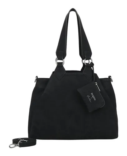 Fritzi aus Preußen Brigitte x Fritzi Maia Special Shopper Tasche - Umhängetasche in elegantem Schwarz, 40.5 cm groß und ideal für stilbewusste Frauen, mit viel Platz für alltägliche Essentials.