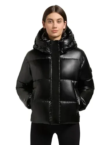 khujo Damen Winterjacke Devina Shiny-YM Black von khujo