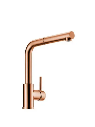 NABER 5011271 Einhebelmischer ARCO 2 kupferfarbig - Armaturen für die Küche, elegant und funktional mit schwenkbarem, herausziehbarem Auslauf für optimalen Bedienkomfort.