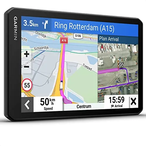 dezl LGV710 MT-D - 7-Zoll LKW-Navi mit digitalem Verkehr, benutzerdefiniertes Routing für Lkw und hochauflösendes Display