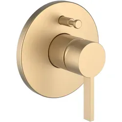 LAUFEN Kartell Einhand- Fertigmontage-Set für Unterputz-Bademischer für Simibox Standard oder Simibox light, integrierter Rohrunterbrecher, H3213360830001, Farbe: Blassgold matt