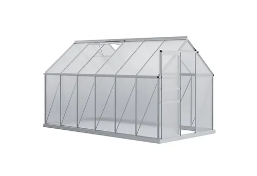 Aluminium Gewächshaus Tomatenhaus 370x190x195 cm