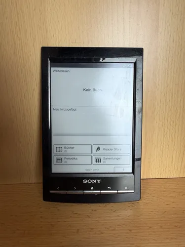 Sony PRS-T1 2GB, WLAN, 15,2 cm (6 Zoll) - Schwarz