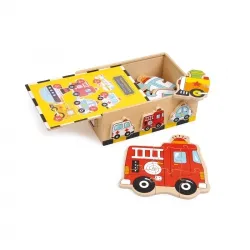 small foot Puzzle-Box - Fahrzeuge 270630
