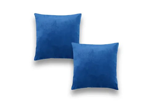 Brielle Kissenbezüge Brielle Velvet Decorative Pillowcase - 2 pcs Dark blue 40x40cm
