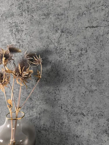 Newroom Vliestapete Anthrazit von Newroom