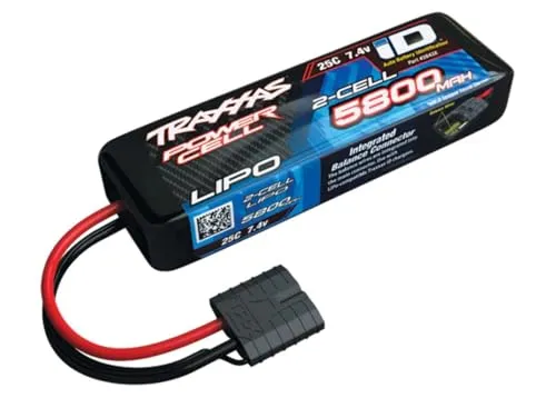Traxxas 2843X 5800 mAh 7,4 V LiPo Akku - 2-Zellen Hardcase, hohe Leistung mit 25C für optimale Modellbau-Performance