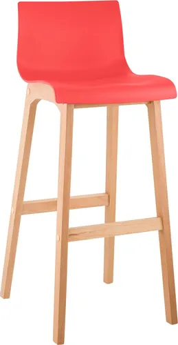 CLP Barhocker Hover Natura rot in rot von CLP