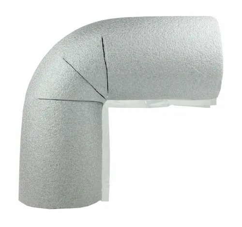 Rohrisolierung PE 90° Bogen mit 22mm Durchmesser und 13mm selbstklebend