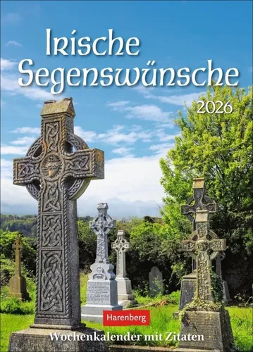 Rainer Großkopf | Irische Segenswünsche Wochenkalender 2026 - mit Zitaten | 2026