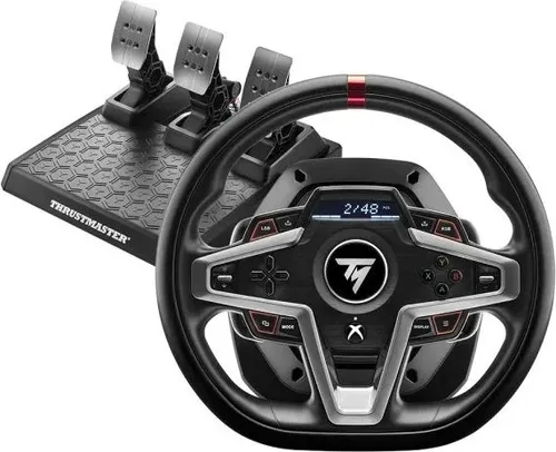 Thrustmaster T248 Force Feedback Racing Wheel - Offiziell lizenziert für Xbox Series X S, mit patentierter H.E.A.R.T.-Technologie für blitzschnelle Reaktionszeiten und 70 % mehr Leistung