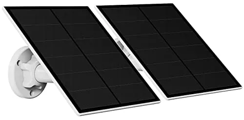revolt Mini-Solarpanel: 2er-Set Solarpanels für Akku-IP-Kameras mit USB-C, 5 W, 5 V, IP65 (Mini-Solar-Panels 5V, Solarmodul)