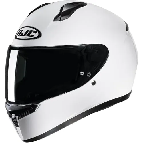 HJC C10 Solid Helm, weiss, Größe M für Männer in weiß von HJC Helmets