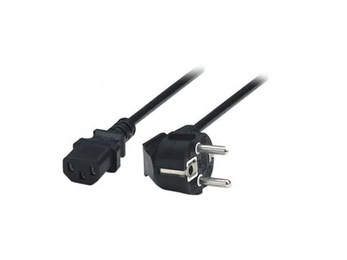 Manhattan Powerkabel Stromkabel PC Drucker Monitor Fernseher 1,5m Schwarz