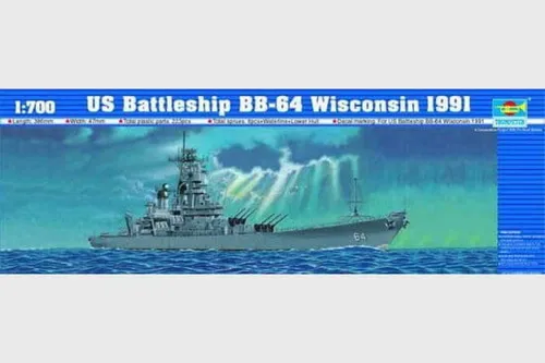 USS Wisconsin BB-64 1991 / 1:700 - Trumpeter / 05706
