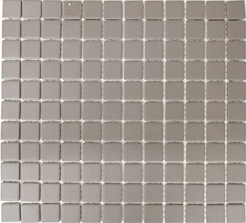 Mosaik Fliese Keramik grau unglasiert für BODEN WAND BAD WC DUSCHE KÜCHE FLIESENSPIEGEL THEKENVERKLEIDUNG BADEWANNENVERKLEIDUNG Mosaikmatte Mosaikplatte