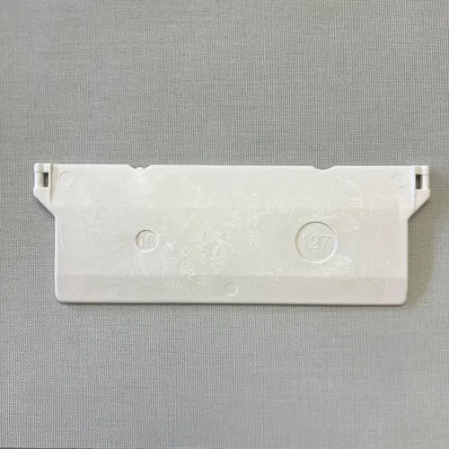 Stück Beschwerungsplatten Breite 127mm für Vertikaljalousie Lamellen 10