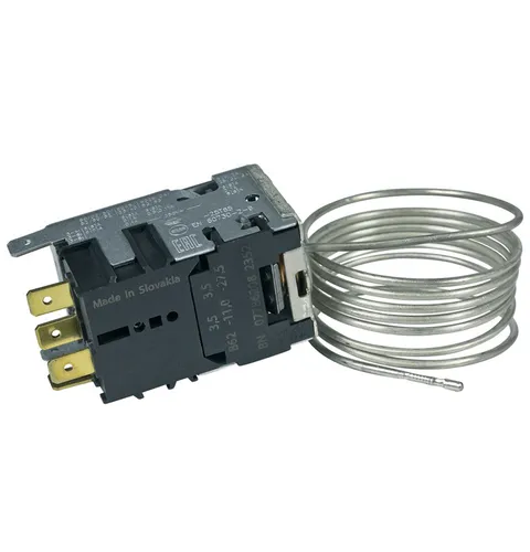 Danfoss 077B6208 Thermostat Universal 3Sterne für Kühlschrank - Vielseitiges Thermostat für Kühlschränke, perfekt zur Unterstützung der optimalen Temperaturregelung. Kompatibel mit verschiedenen Marken und Modellen für einfache Installation.