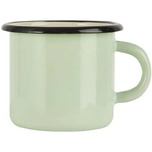 IB Laursen [W] Becher Emaille hellgrün m/Creme innen