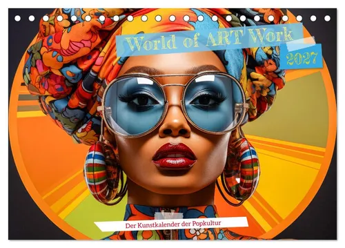 World of Art Work (Tischkalender 2027 DIN A5 quer), CALVENDO Monatskalender