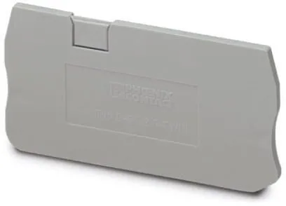 Phoenix Contact D-ST 2,5 Twin Deckel für Reihenklemmen, 60,5x2,2x29 mm, grau