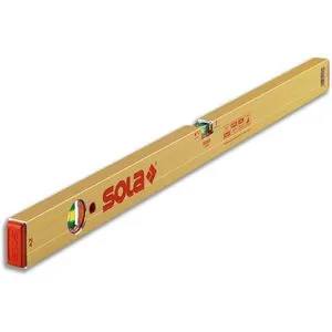 SOLA Wasserwaage 01161701, AZ 200, 200cm mit 2 Libellen - Messwerkzeuge - 200cm lange Wasserwaage mit patentierten SOLA-FOCUS-Libellen für schnelles und präzises Ablesen, ideal für DIY- und Profi-Handwerker.