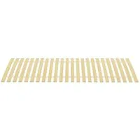 vidaXL Lattenrost 80x200 cm mit 24 Latten - Lattenrost aus massivem Pappelholz, ideal für Etagenbetten und Tagesbetten. Robuste Bauweise mit 24 gefederten Latten, die gute Wärmeableitung und Matratzenunterstützung bieten. Platzsparend zusammenklappbar.