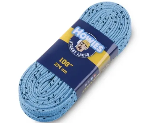 Howies colored Cloth Molded Tip laces Schnürsenkel sky blue 120