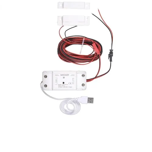 MHCOZY Smart Garagentoröffner-Fernbedienung, Telefon tuya smart life App Öffnen/Schließen, überwachen Sie Ihr Garagentor überall, arbeiten Sie mit Alexa Assistent(5V Smart Life App)