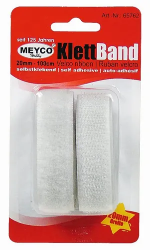 MEYCO Hobby Klettband Klettband, selbstklebend