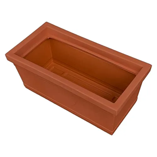 Design-Pflanzkasten Florenz in Zwei Farben 80 cm Lang | H: 34 cm | 60 Liter (Terracotta)