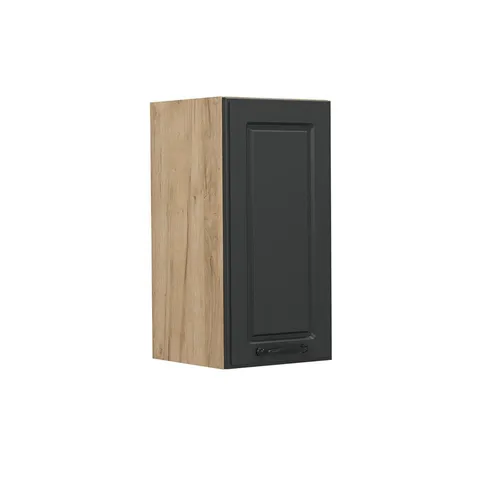 Vicco Hängeschrank R-Line, Anthrazit Landhaus/Goldkraft Eiche, 30 cm