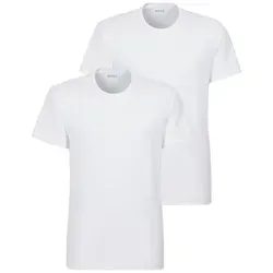 BOSS Herren T-Shirt New - White100, L - T-Shirt für Herren mit hochwertiger Verarbeitung, Regular Fit und Rundhalsausschnitt für optimalen Tragekomfort.