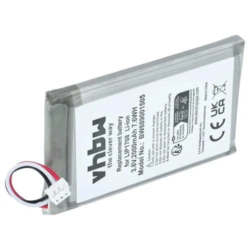 vhbw Akku kompatibel mit Sony PlayStation 5 DualSense CFI-ZCT1W, DualSense Spielekonsole (2600 mAh, 3,7 V, Li-Polymer)