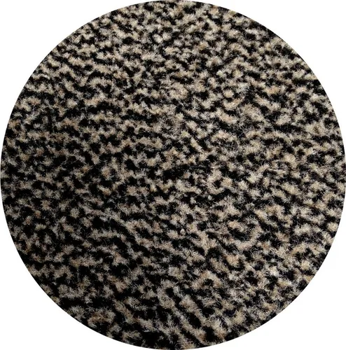 Mertex Fußmatte Schmutzfangmatte rund - Hochwertige runde Schmutzfangmatte mit Kettelkante in schwarz, ideal für jeden Raum. Pflegeleicht und mit rutschfester Rückseite, perfekt für Flur, Küche und Badezimmer.