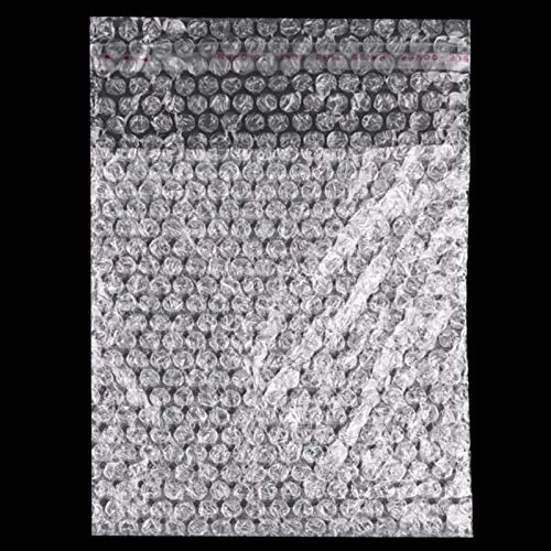 Luftpolsterbeutel mit selbstklebender Klappe transparente Polsterbeutel Schutzbeutel Versandmaterial Verpackung Größenwahl 100
