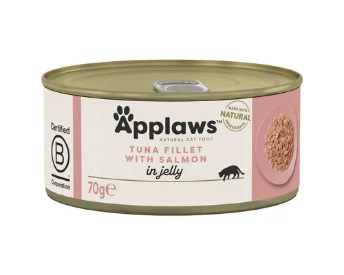 Applaws Thunfischfilet & Lachs in Gelee 70 g, für: Katze