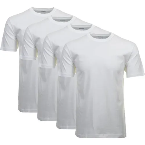 Ragman Herren T-Shirt 4er Pack - Hochwertige Herren T-Shirts im 4er Set aus weichem Single Jersey. Ideal für den Alltag, mit perfektem Tragekomfort und langlebiger Qualität. Wählen Sie Ihre Farbe und Größe.