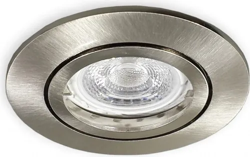 C-Light 3er SET - 7,5 W DIMMBARE LED (PA-TLW) GU10 Spot alu gebürstet - 68er Lochbohrung