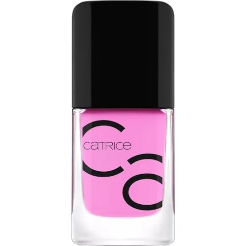 Catrice ICONAILS Gel Lacquer, Gellack, Nagellack, Nr. 135 Doll Side Of Life, pink, langanhaltend, glänzend, ohne Aceton, vegan, Mikroplastik Partikel frei (10,5ml)