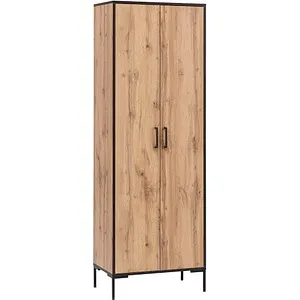 MÖBELPARTNER Aktenschrank 2000, landhaus-eiche - Büromöbelprogramm mit 4 Fachböden für optimale Ablagefläche, robust und pflegeleicht dank Melaminharzbeschichtung. Ideal für ein organisiertes Arbeitsumfeld.