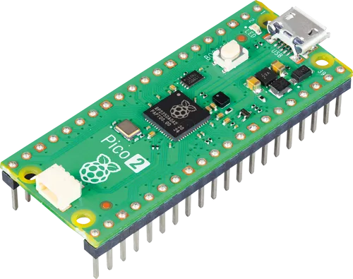 RASP PI PICO 2 H - Raspberry Pi Pico 2 H, RP235x, Cortex-M33, microUSB