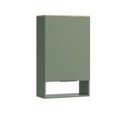Vicco Hängeschrank Wido, Grün, 60 x 100 cm - Stylischer Hängeschrank Wido – ideal für jeden Raum! Mit geschlossenen Fächern und einem Regal bietet er viel Stauraum. Pflegeleichte Materialien und durchdachtes Design garantieren hohe Funktionalität.