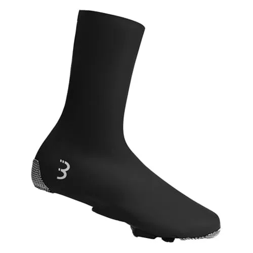 BBB RaceFlex Überschuhe ohne Reißverschluss 43/44 schwarz - Innovative Fahrradüberschuhe ohne Reißverschluss für optimale Aerodynamik und Wasserbeständigkeit. Ideal für Rennradfahrer, die auch bei kaltem Wetter Höchstleistungen erbringen möchten.