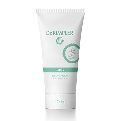 Dr. Rimpler Deo Creme 100ml - Veganer 24-Stunden Schutz gegen Schweißgeruch, hautfreundlich und ideal für empfindliche Haut. Schützt zuverlässig und zieht schnell ein.