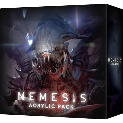 Asmodee Nemesis: Deluxe Acrylic Tokens - Brettspiele – Verleihen Sie Ihrem Spiel mit 27 Intruder- und 16 Carnomorph-Token einen neuen Glanz! Ideal für Fans von Nemesis.