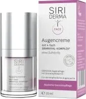 Siriderma Augencreme 15 ml - Intensive Pflege für die Augenpartie - Augencremes, spendet Feuchtigkeit und reduziert sichtbar Falten für einen strahlenden Blick.