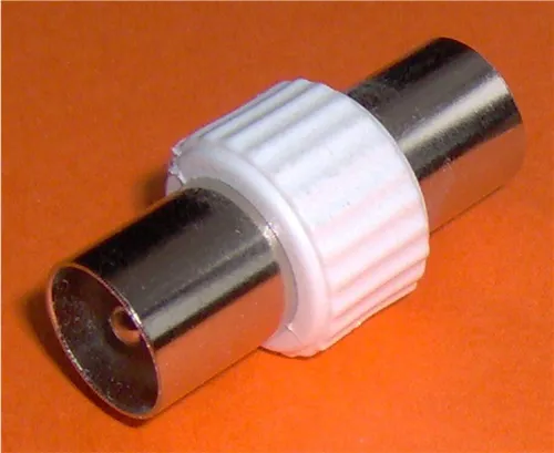 Antennen-Doppel-Stecker Verbinder Koax IEC