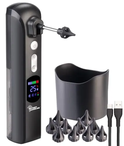 Elektrischer Akku-Ohrreiniger mit Display von newgen medicals